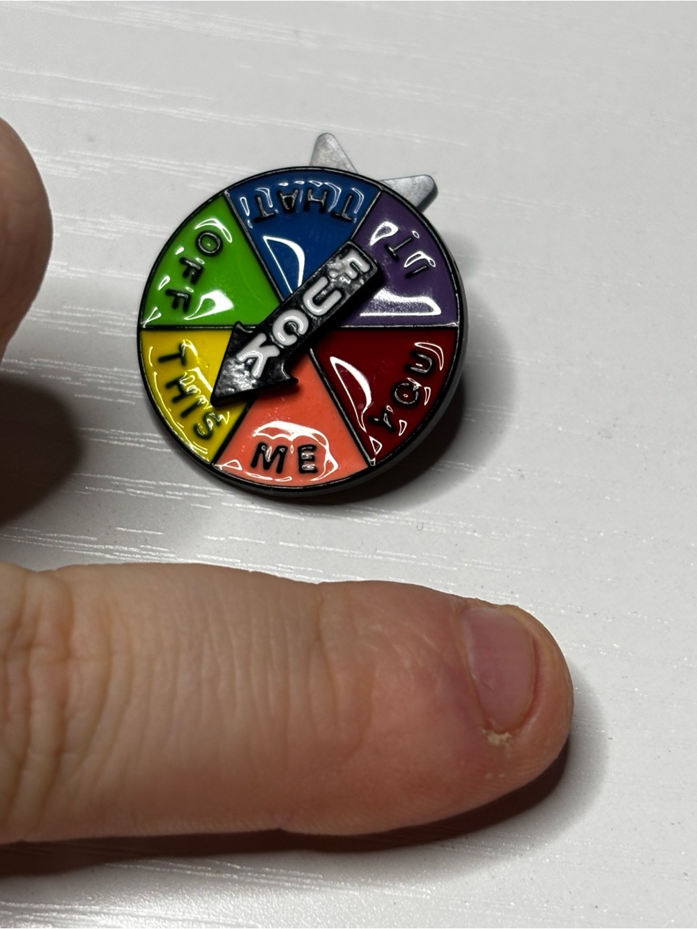 F*** _____ Wheel Enamel Pin - Picture 7 of 9